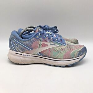 Brooks Ghost 14 Unity Running Shoes Women's 7 Blue & Pink Low Athletic Sneakers